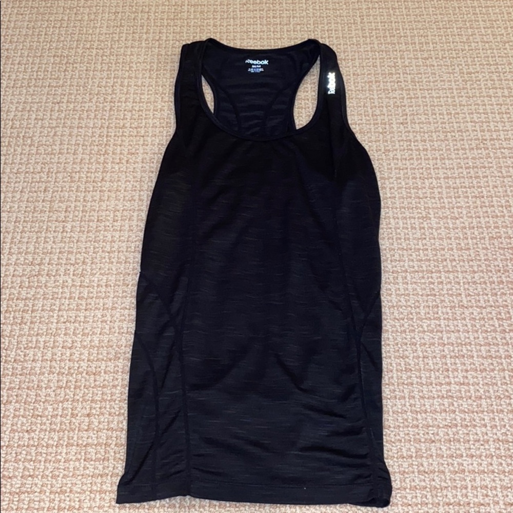 Black Reebok tank top